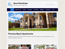 Tablet Screenshot of basinrealestate.com